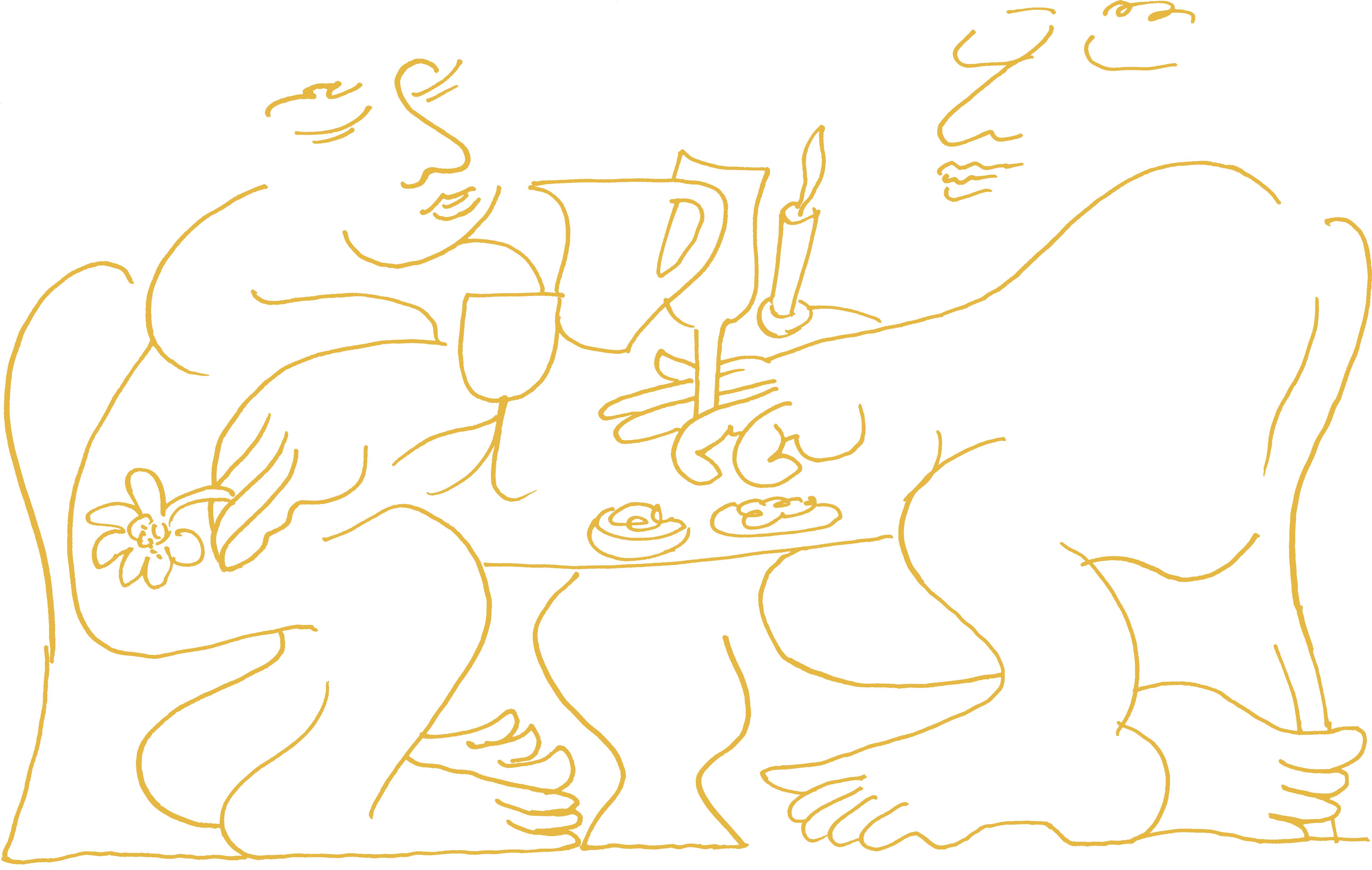people at a table enjoying a meal